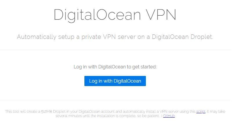 Сервис для создания собственного VPN сервера
